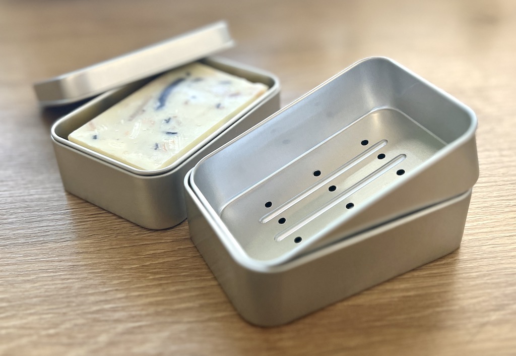 boiteà savon en aluminium